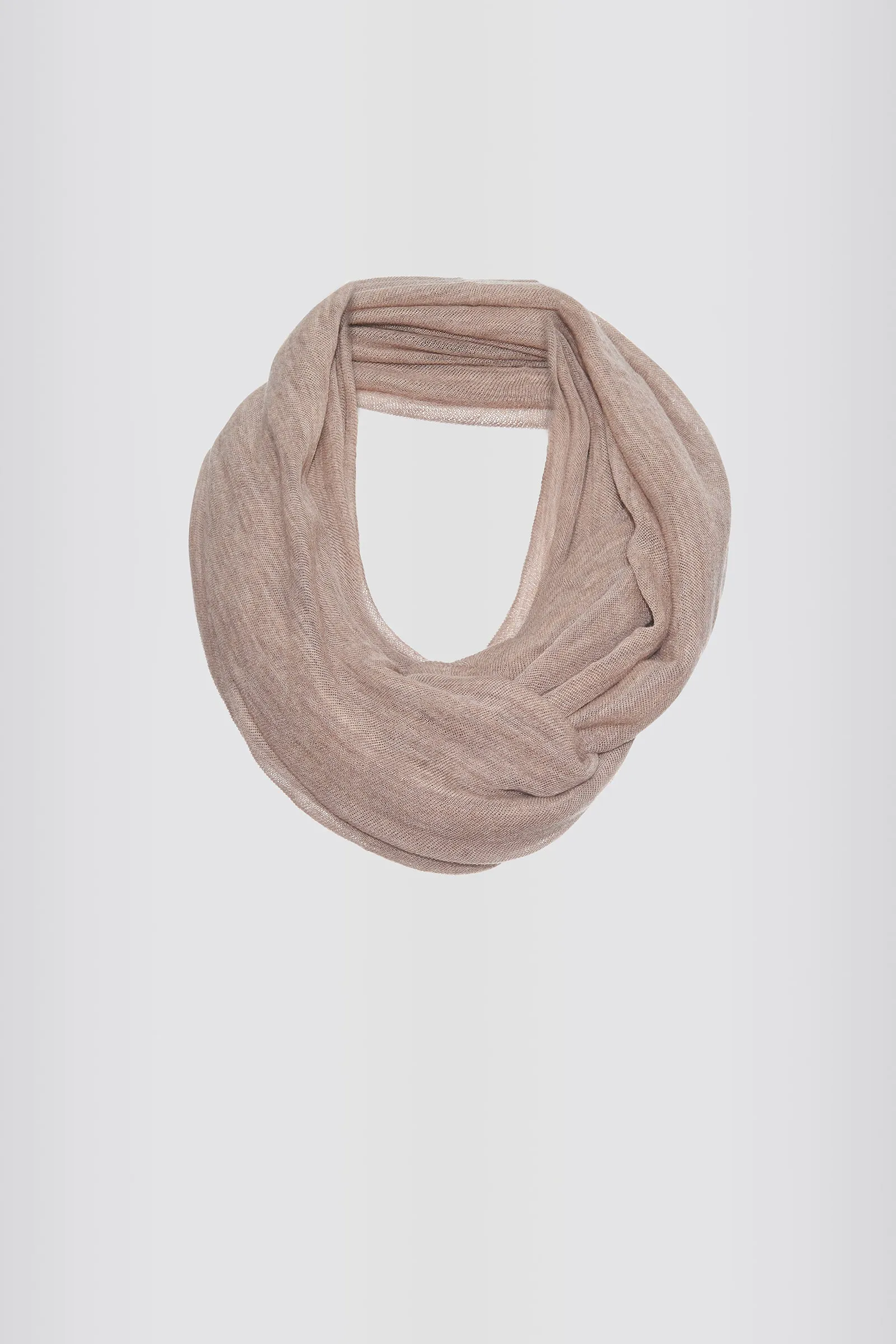 Circle Scarf - Dark Beige