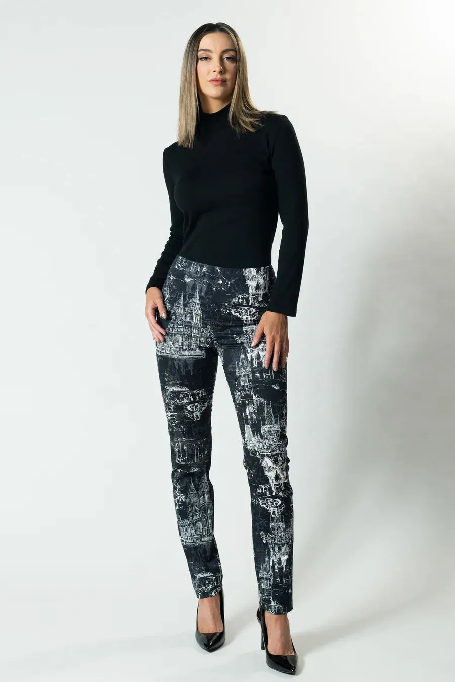Cityscape Straight Leg Suit Pant - City Smoke