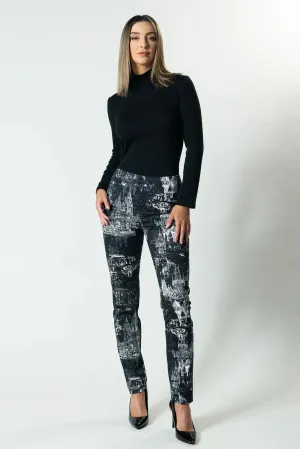 Cityscape Straight Leg Suit Pant - City Smoke