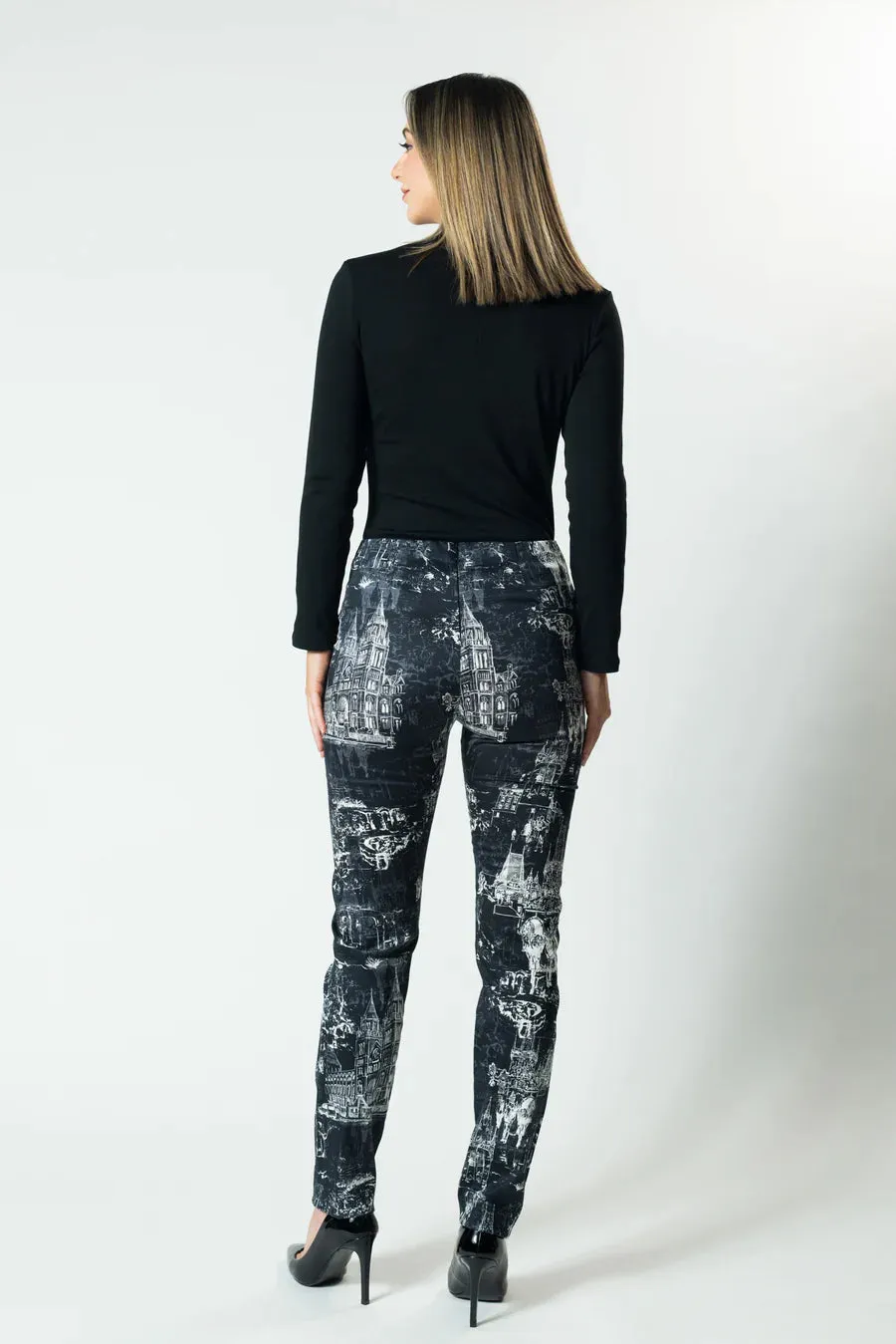 Cityscape Straight Leg Suit Pant - City Smoke