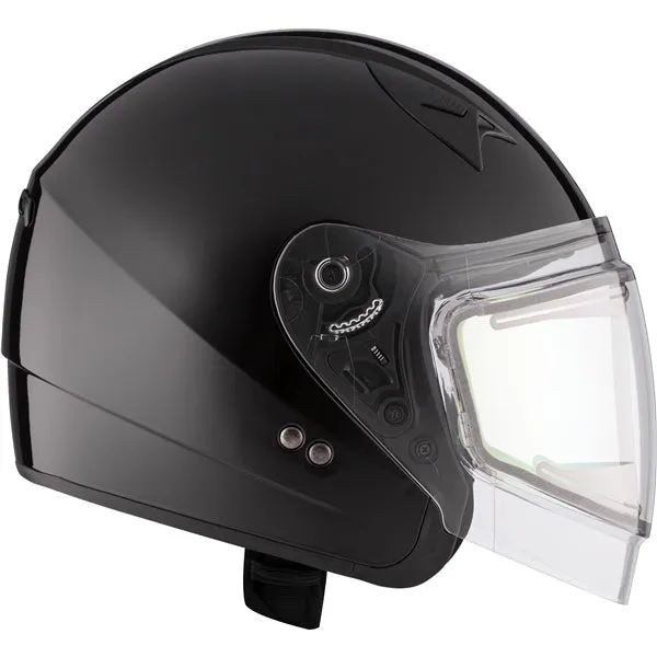 CKX VG977 Winter Open-Face Helmet Electric Double Lens Gloss Black