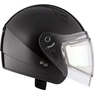 CKX VG977 Winter Open-Face Helmet Electric Double Lens Gloss Black