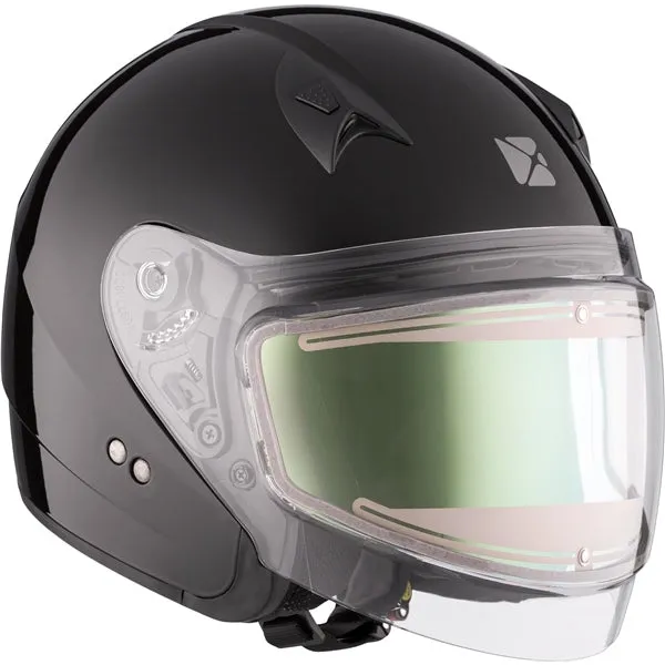 CKX VG977 Winter Open-Face Helmet Electric Double Lens Gloss Black