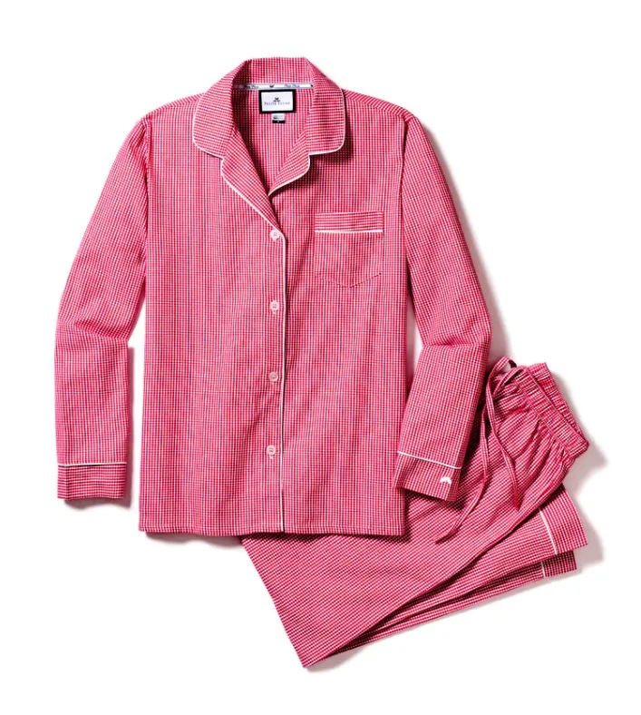 Classic Pajamas Women's Red Mini Gingham