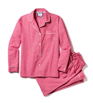 Classic Pajamas Women's Red Mini Gingham