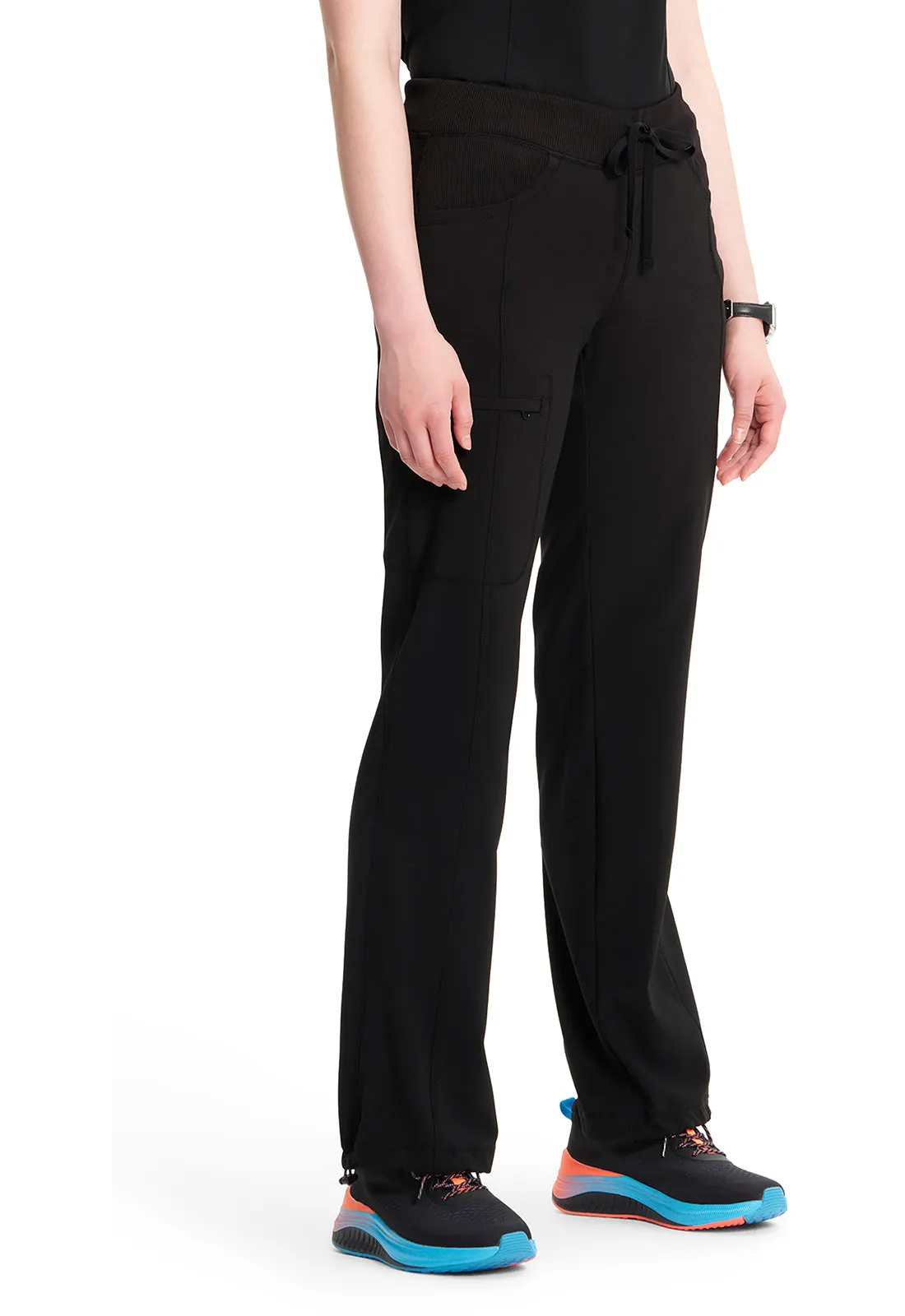 Classics 1123A Straight Leg Drawstring Pants Black