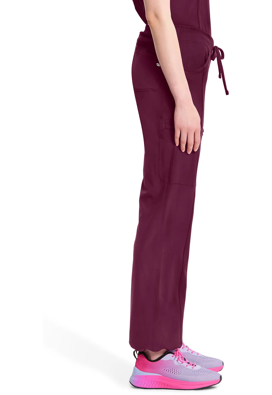 Classics 1123A Straight Leg Drawstring Pants Wine
