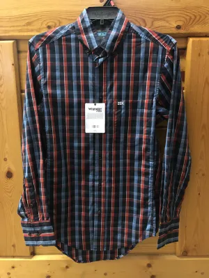 CLMPC164M-S-Bk/Rd/Bl Shirt Wrangler 20X Competition L/S