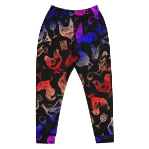 Cocktails & Chickens Unisex Joggers, multi