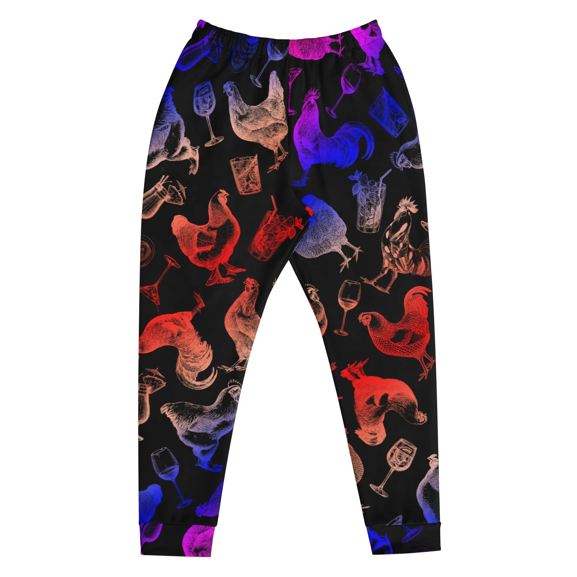 Cocktails & Chickens Unisex Joggers, multi