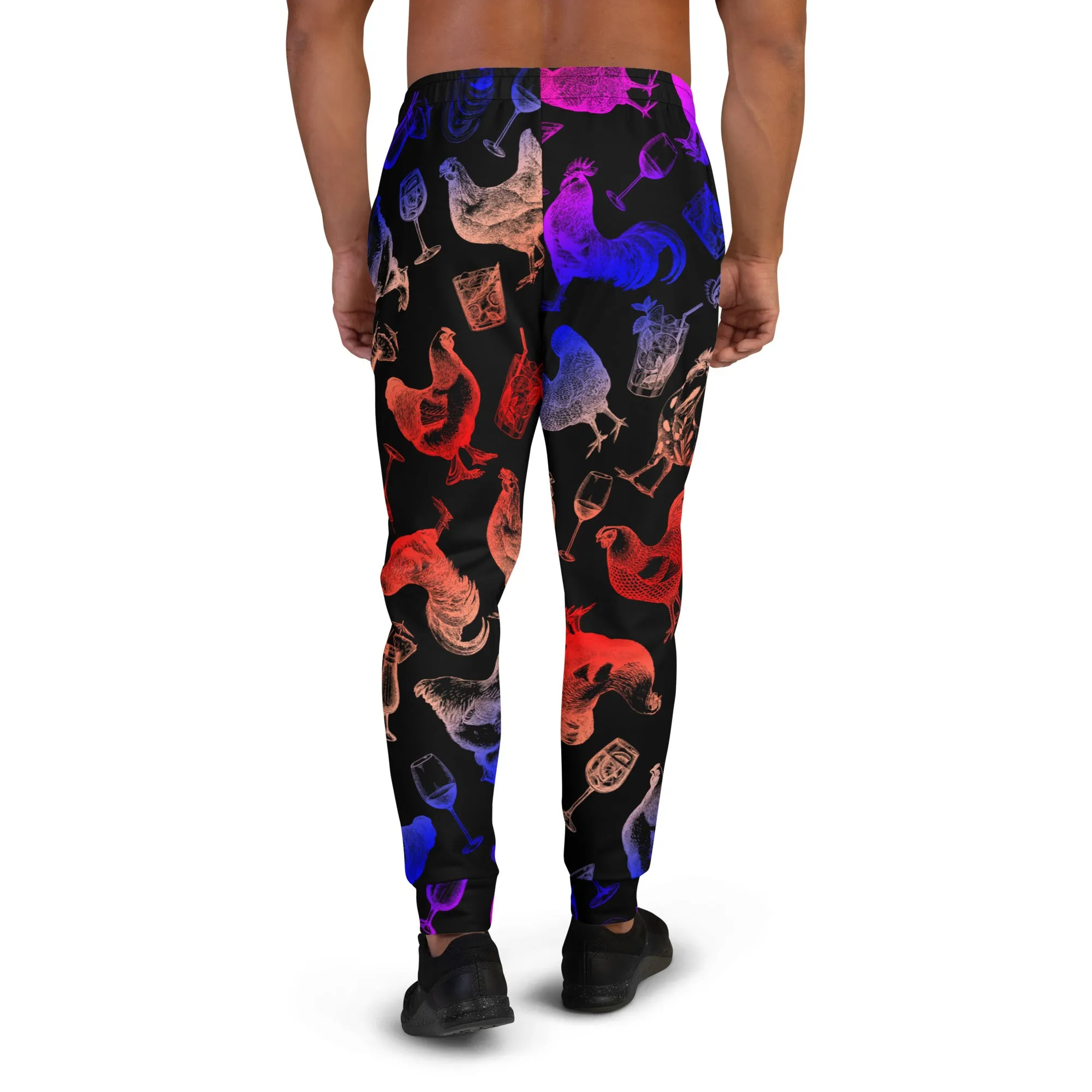 Cocktails & Chickens Unisex Joggers, multi