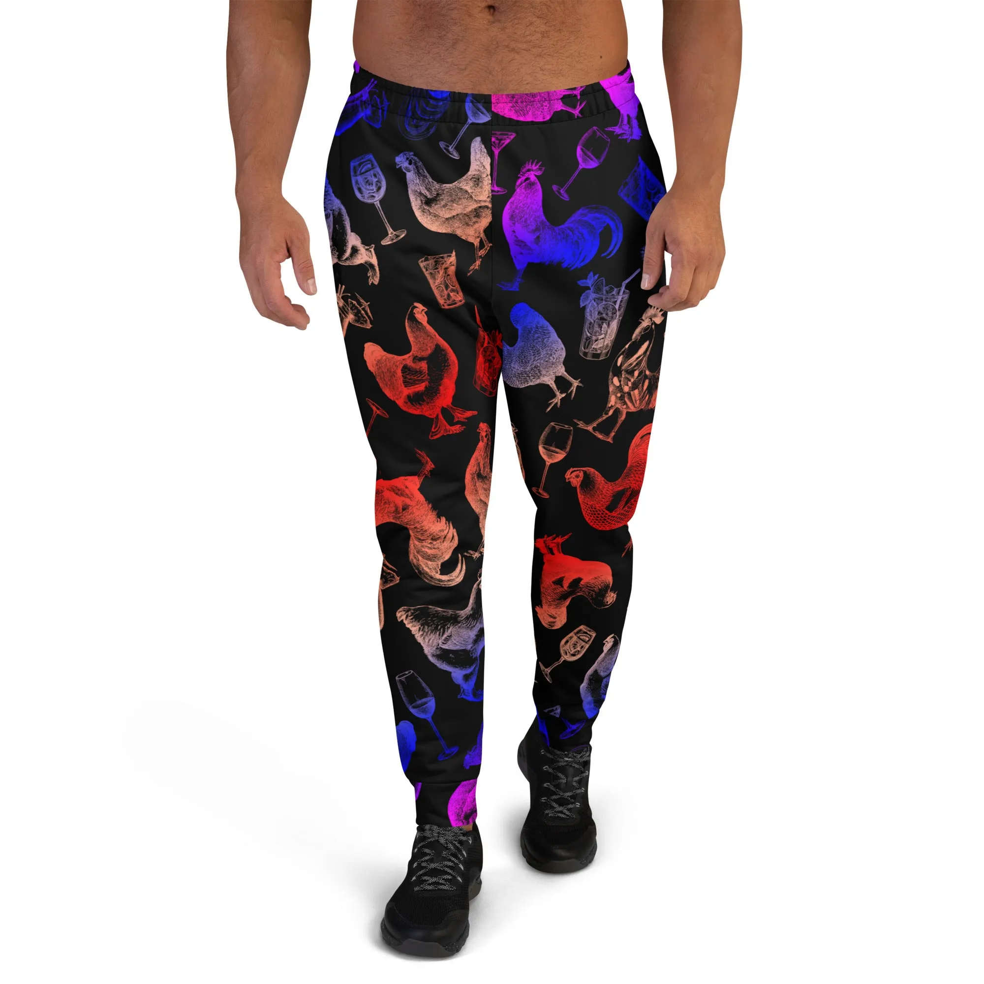 Cocktails & Chickens Unisex Joggers, multi