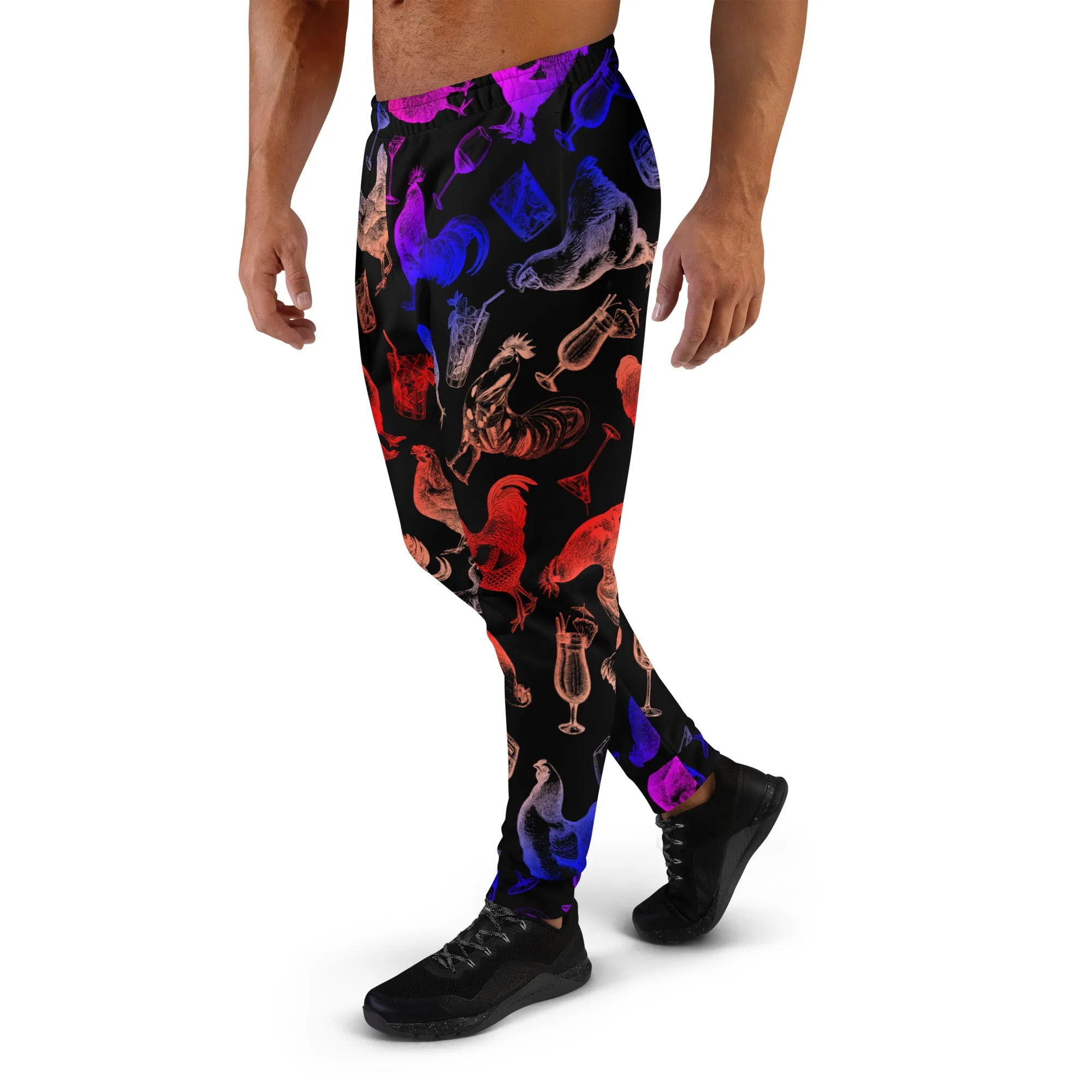 Cocktails & Chickens Unisex Joggers, multi