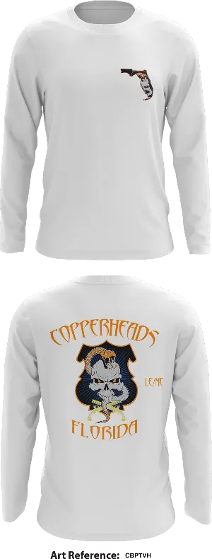 Copperheads Florida Core Men's LS Performance Tee - cbPtvH