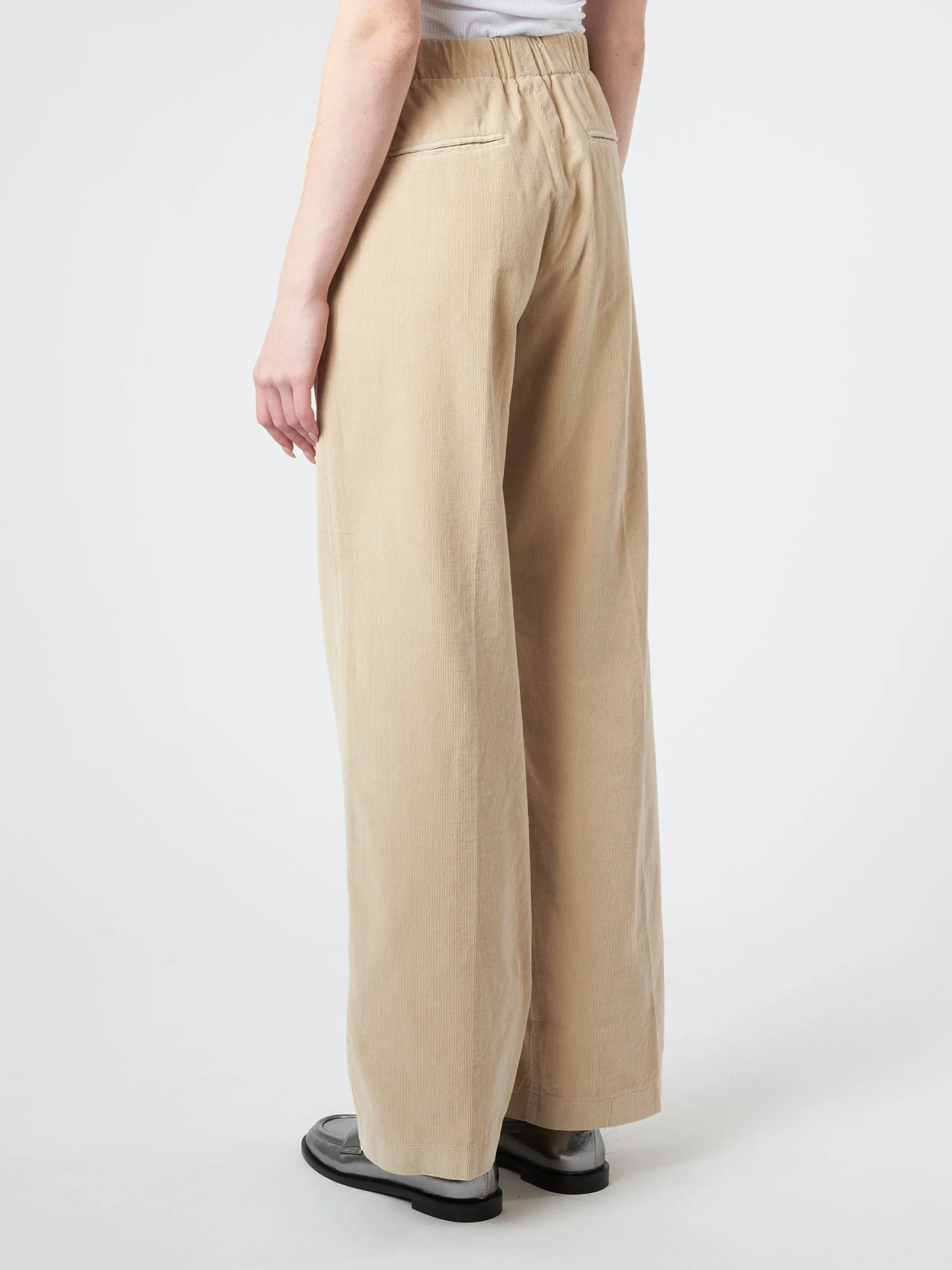 Corduroy Wide Leg Trousers