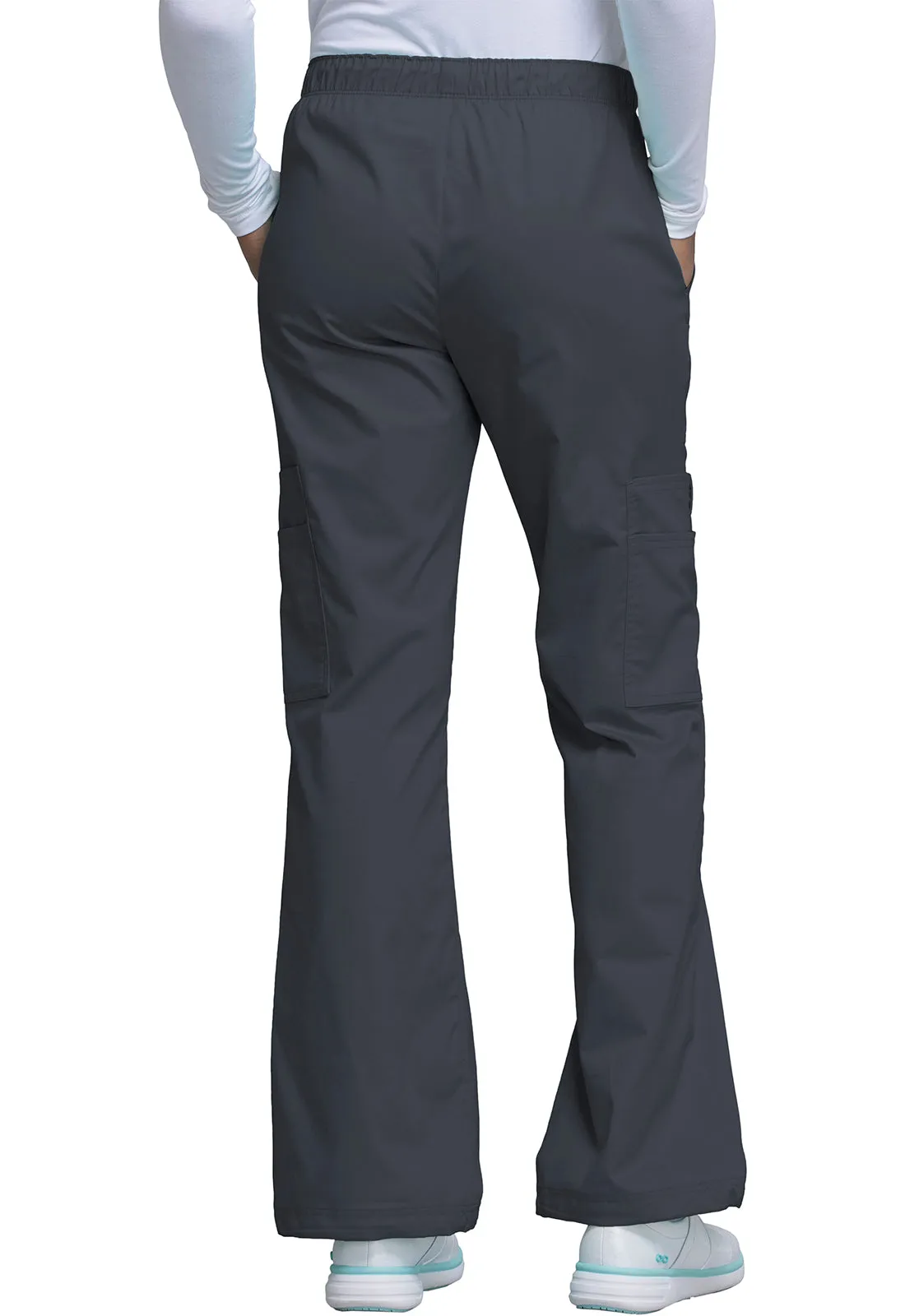 Core Stretch 4005 Mid Rise Pull-On Cargo Pants Pewter
