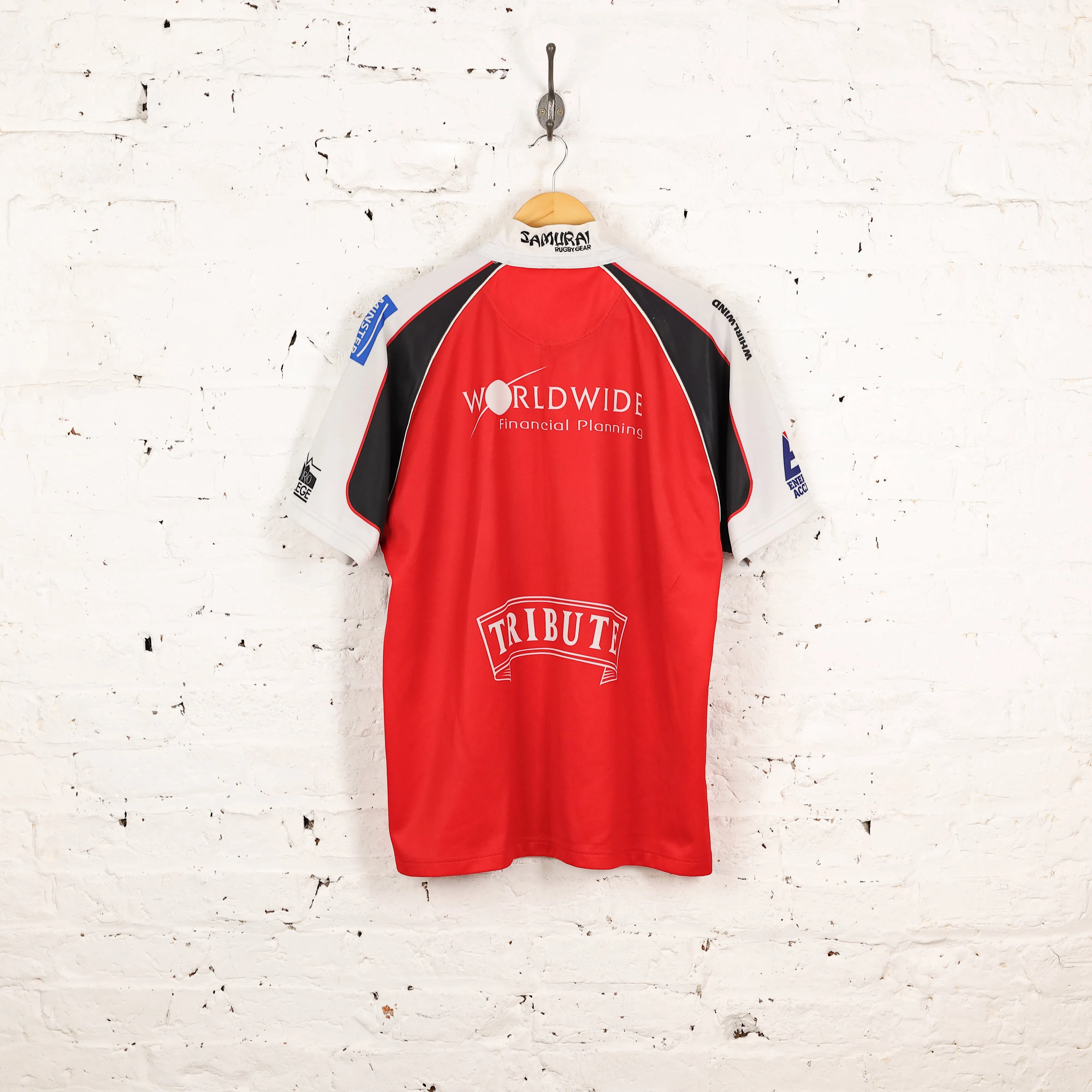 Cornish Pirates Samurai Rugby Shirt - Red - XL