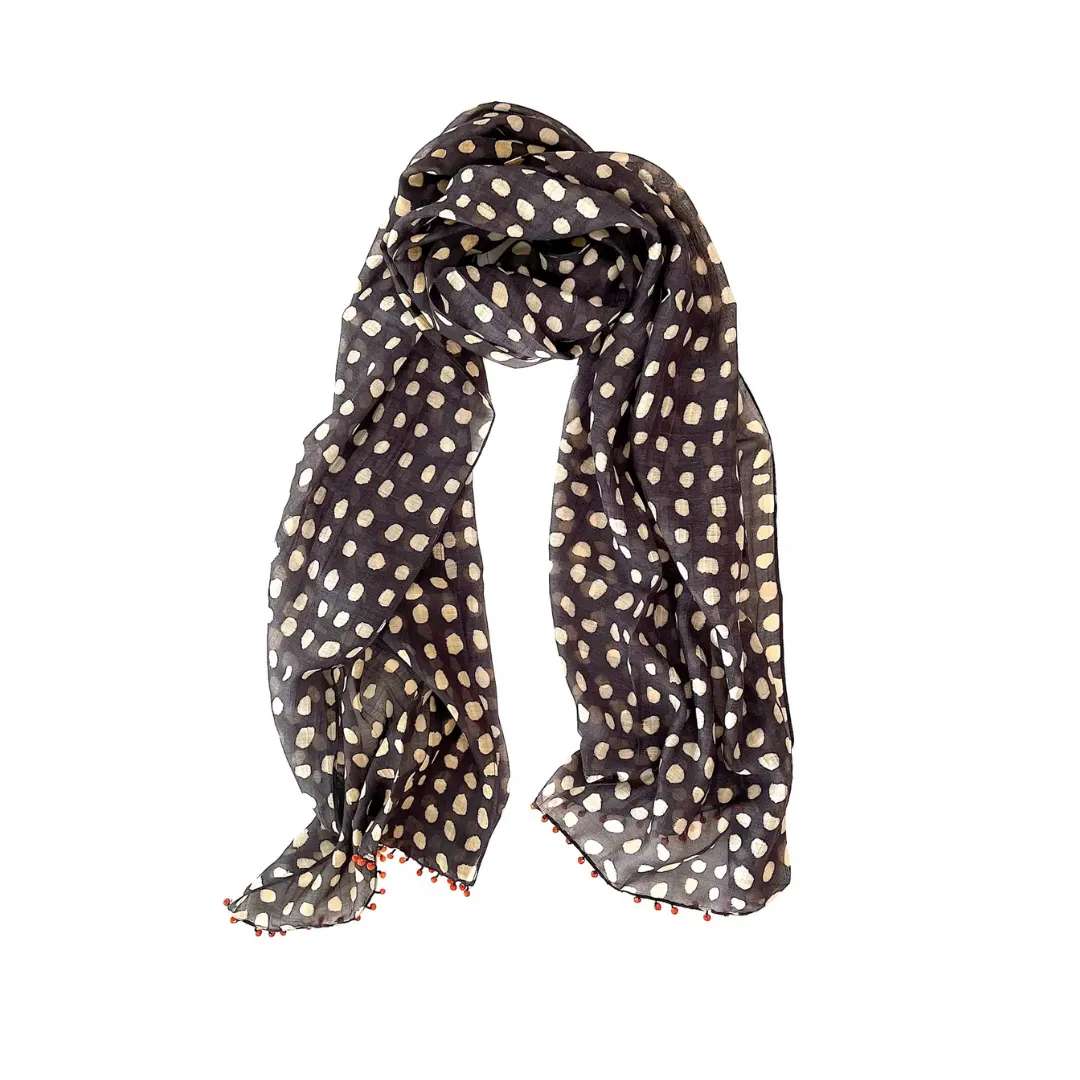 Cotton Silk Blend Scarf #2421