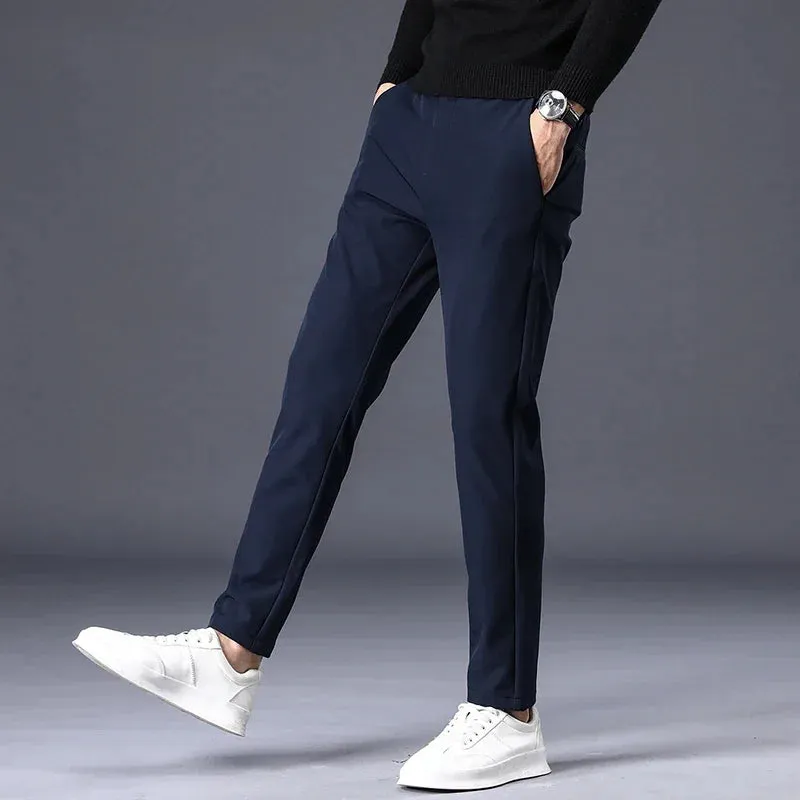 Cozy Grey Slim Fit Pants