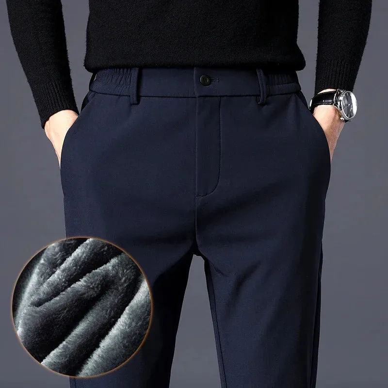 Cozy Grey Slim Fit Pants