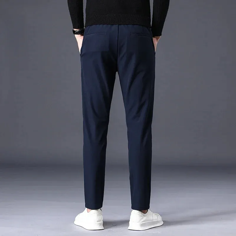 Cozy Grey Slim Fit Pants
