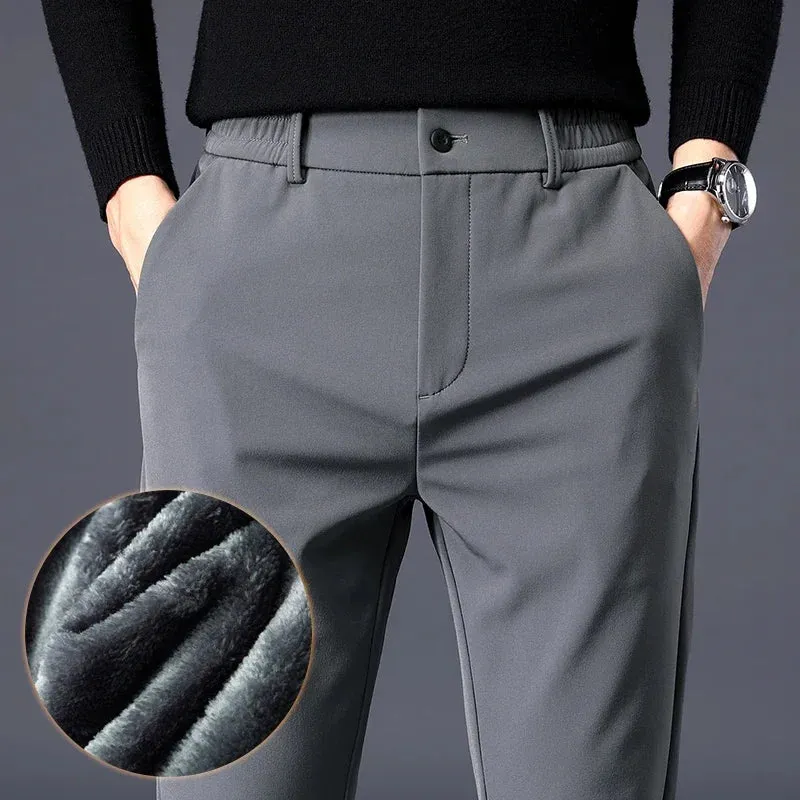 Cozy Grey Slim Fit Pants