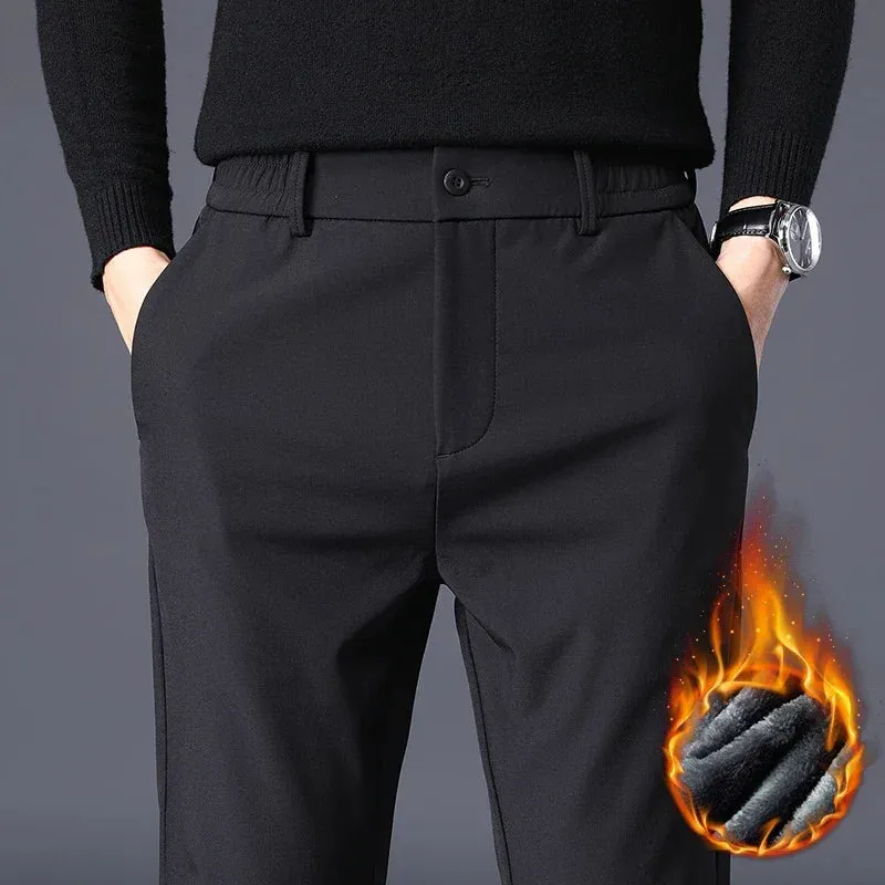 Cozy Grey Slim Fit Pants