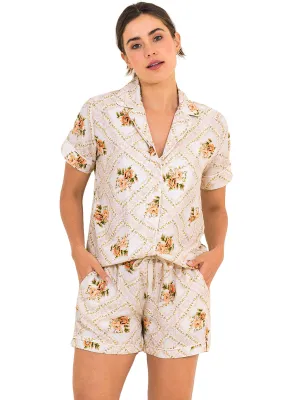 Cream Agatha Slumber Sleepwear ::RET