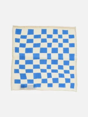 Curated Basics Wool Check Pocket Square