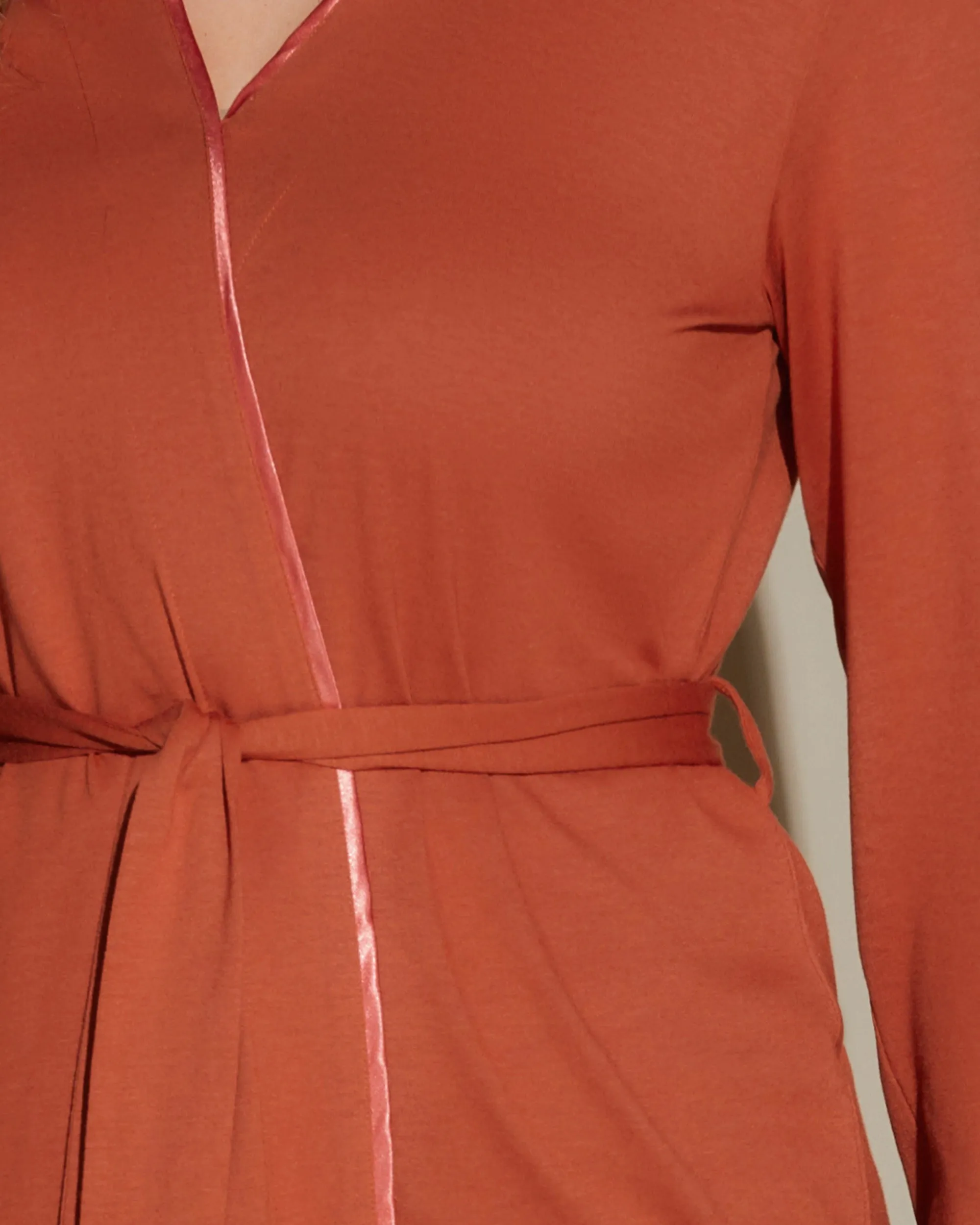 Curvy 3 Piece Pajama Set With Robe