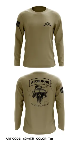 Delta Company, 2-134th IN Core Men's LS Performance Tee - xGkeCB