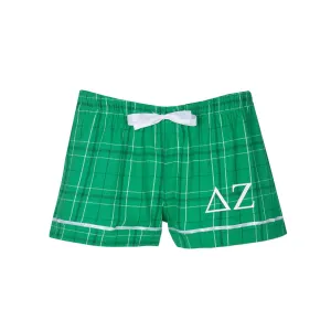 Delta  Zeta Flannel Boxer Shorts