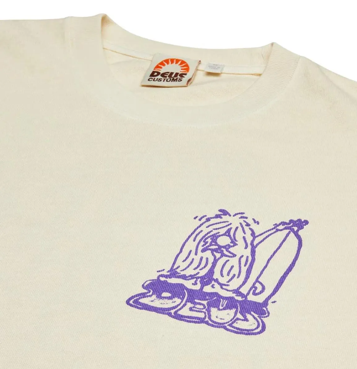 Deus ex Machina Mens White Short Sleeve T-Shirt Size 2XL (New)