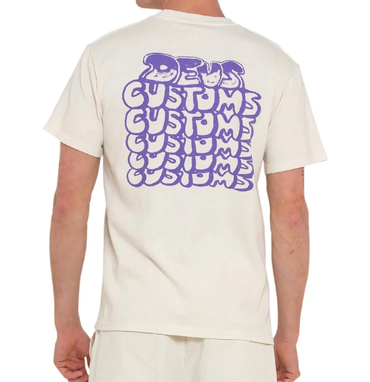 Deus ex Machina Mens White Short Sleeve T-Shirt Size 2XL (New)