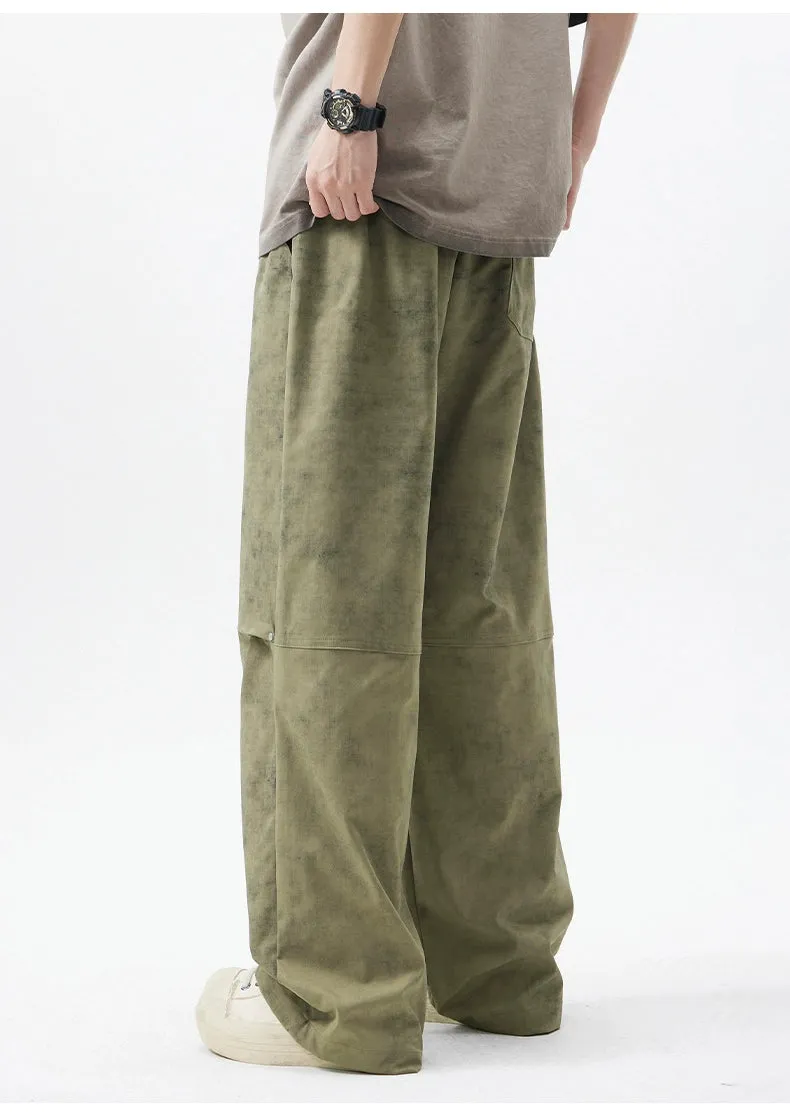 Dirty Straight-leg Pants