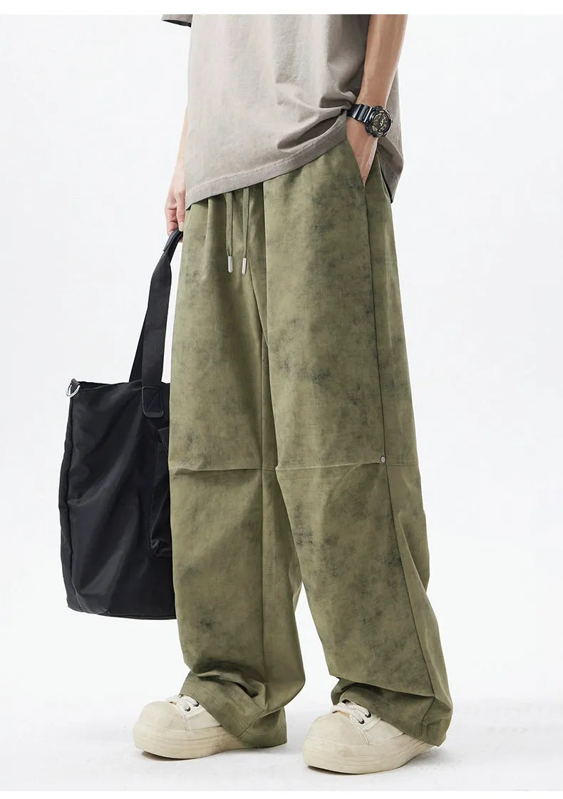 Dirty Straight-leg Pants