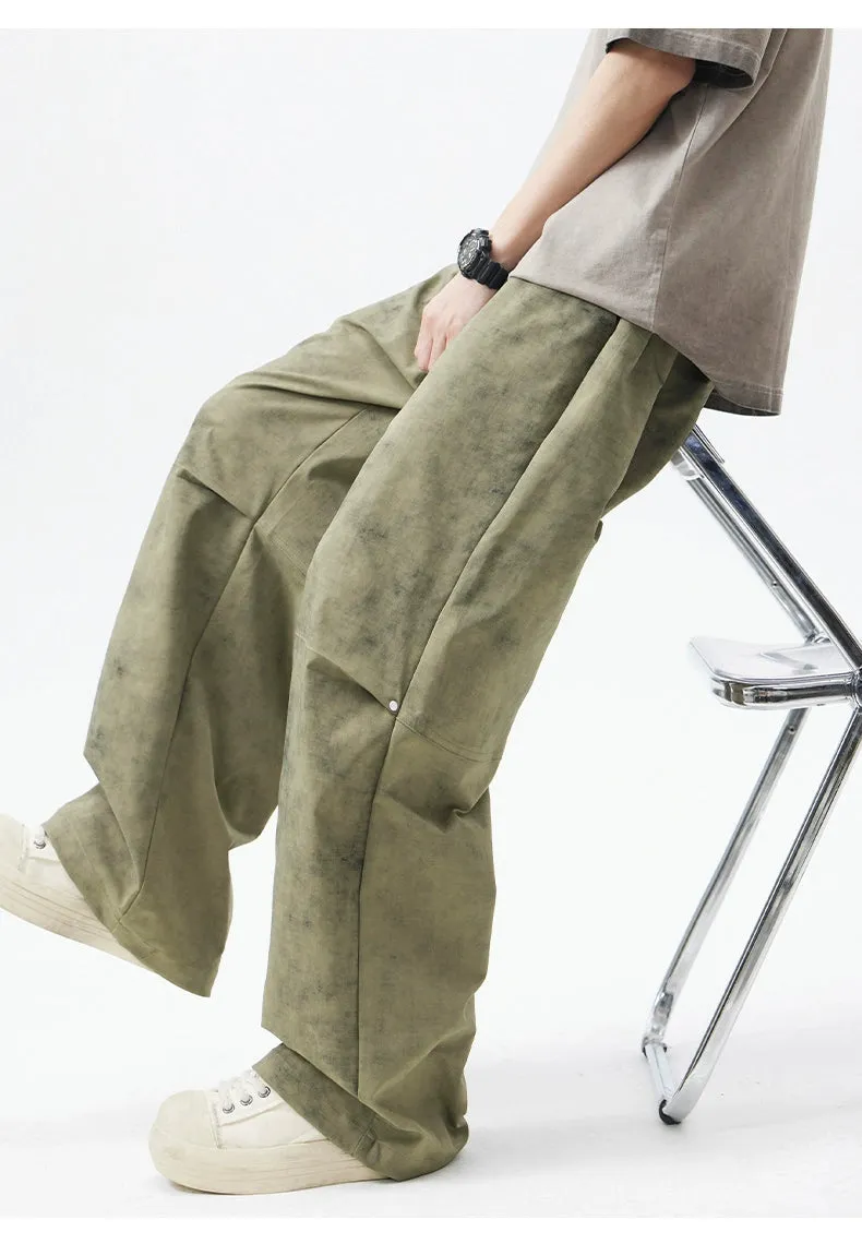 Dirty Straight-leg Pants