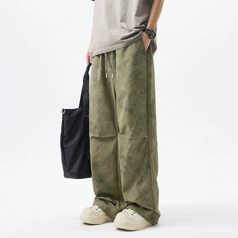Dirty Straight-leg Pants