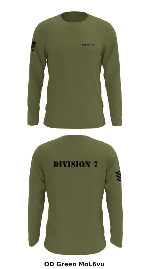 Division 7 Store 1 Core Men's LS Performance Tee - MoL6vu