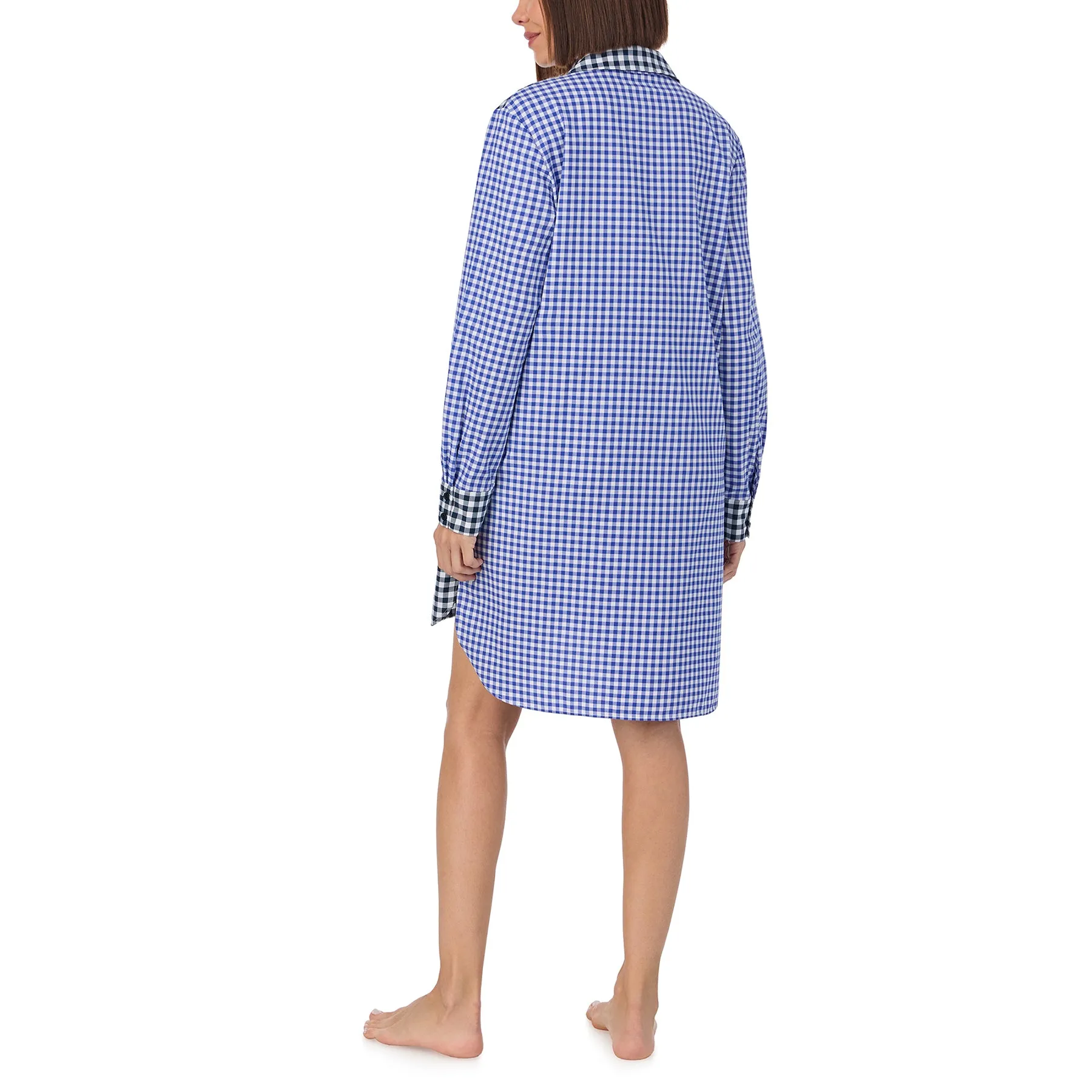 DKNY City For Dreamers LS Collared Sleepshirt