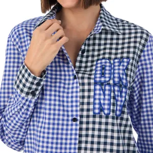 DKNY City For Dreamers LS Collared Sleepshirt