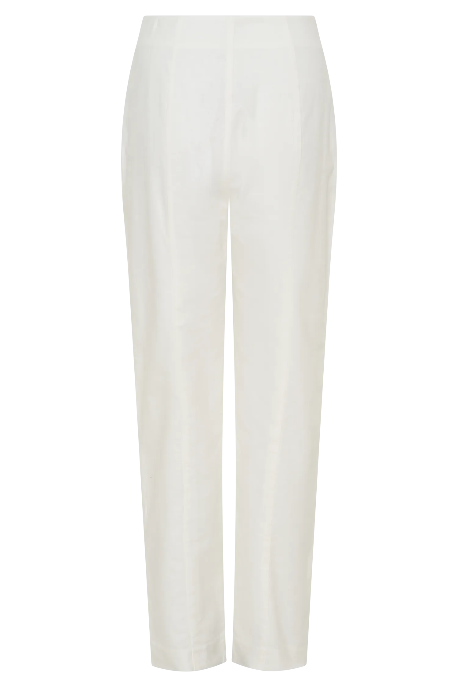 Dora Linen Straight Leg Pant - Ivory