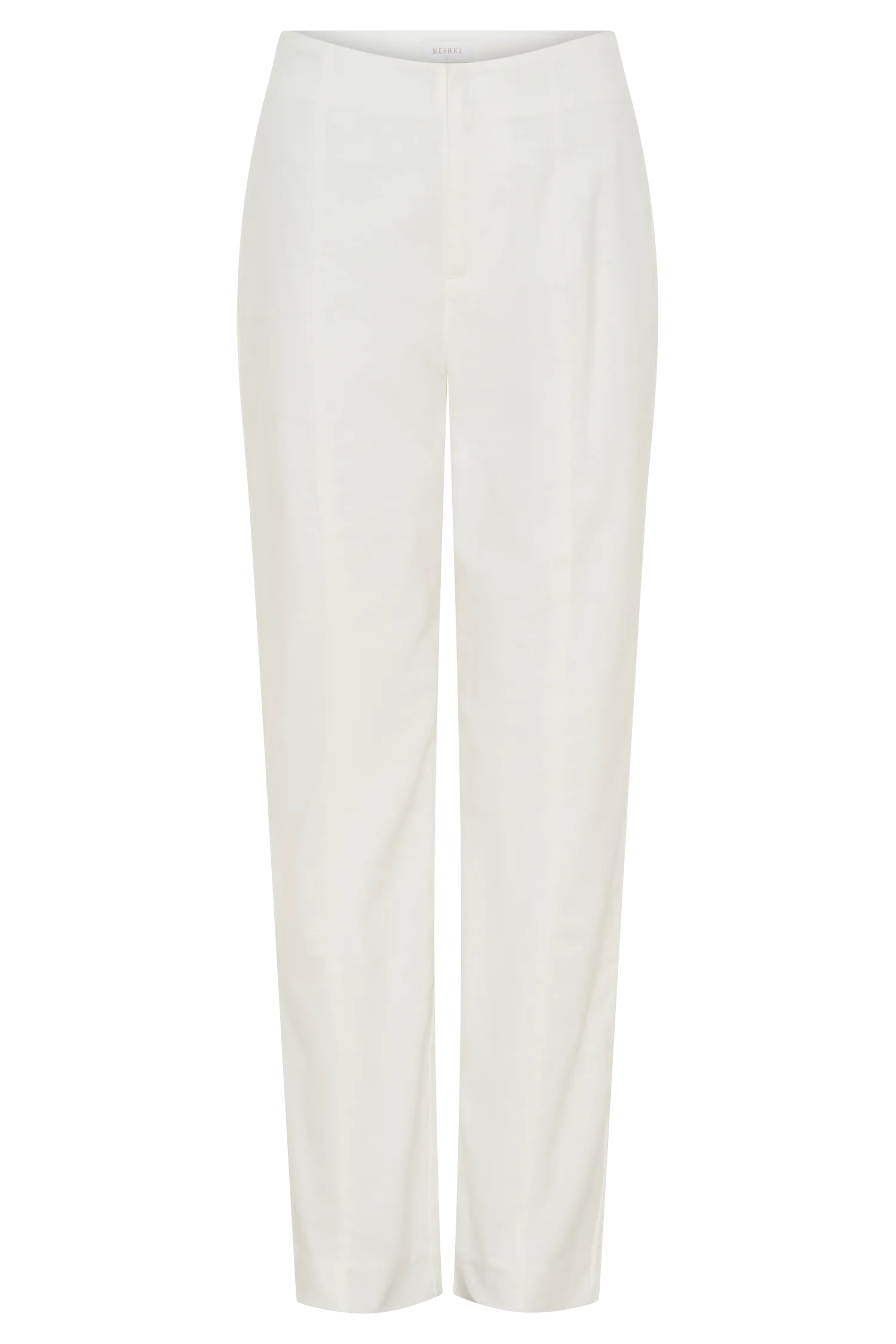 Dora Linen Straight Leg Pant - Ivory