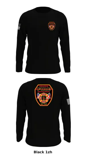 Draper Fire Dept Store 1 Core Men's LS Performance Tee - 1zh