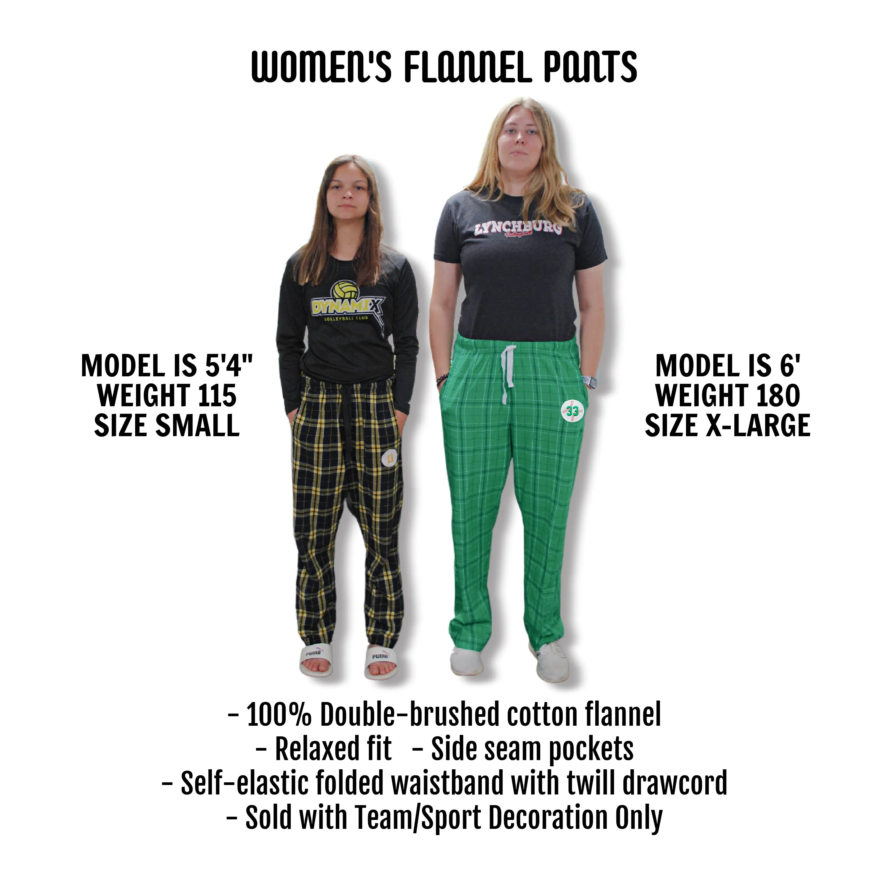 Dynamix Flannel Volleyball Pants