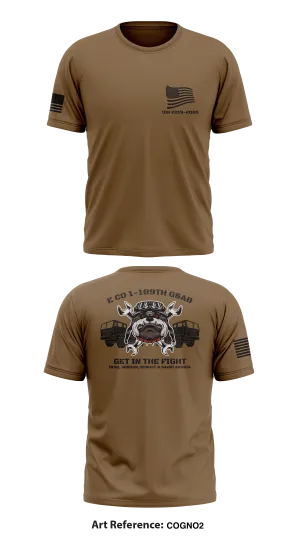 E Co 1-189th GSAB   Core Men's SS Performance Tee - CogNo2