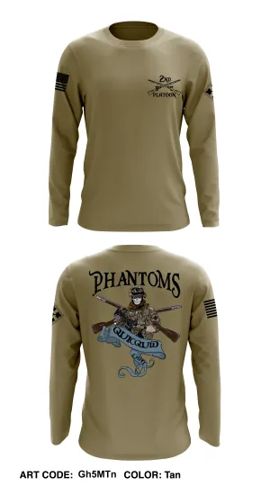 E Co, 3-61 CAV, 2SBCT, 4ID  Core Men's LS Performance Tee - Gh5MTn