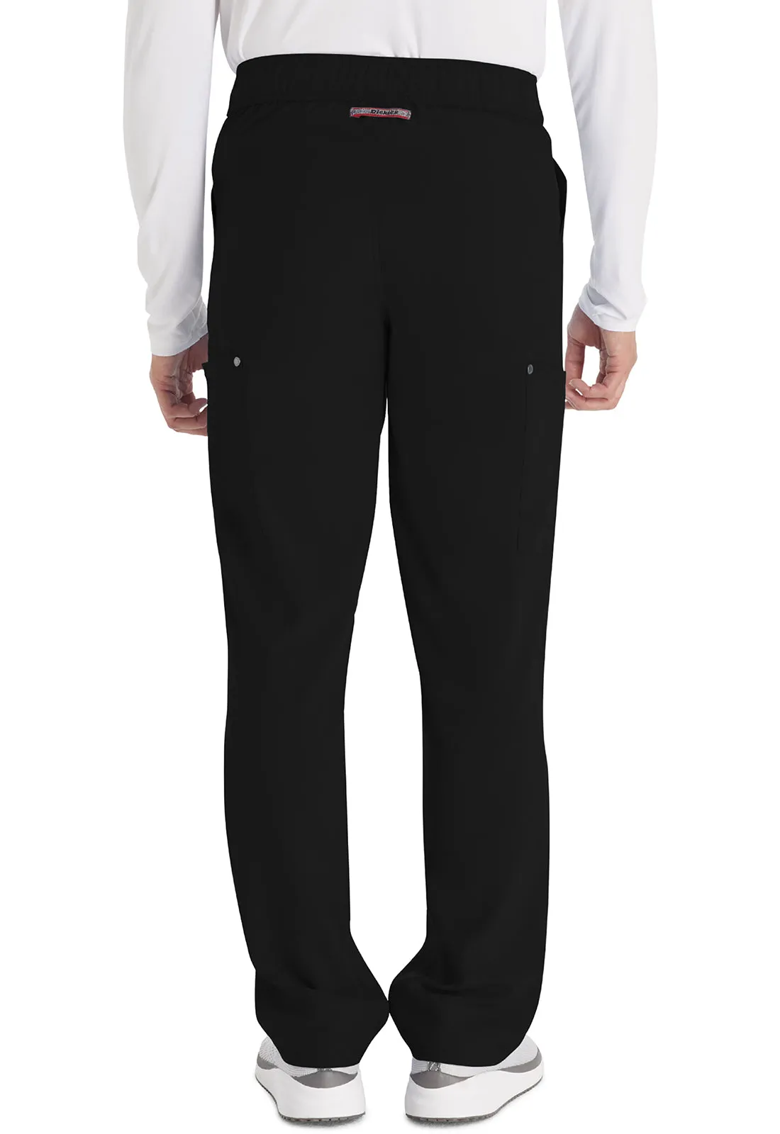 EDS NXT DK216 Men's Mid Rise Zip Fly Straight Leg Pants Black