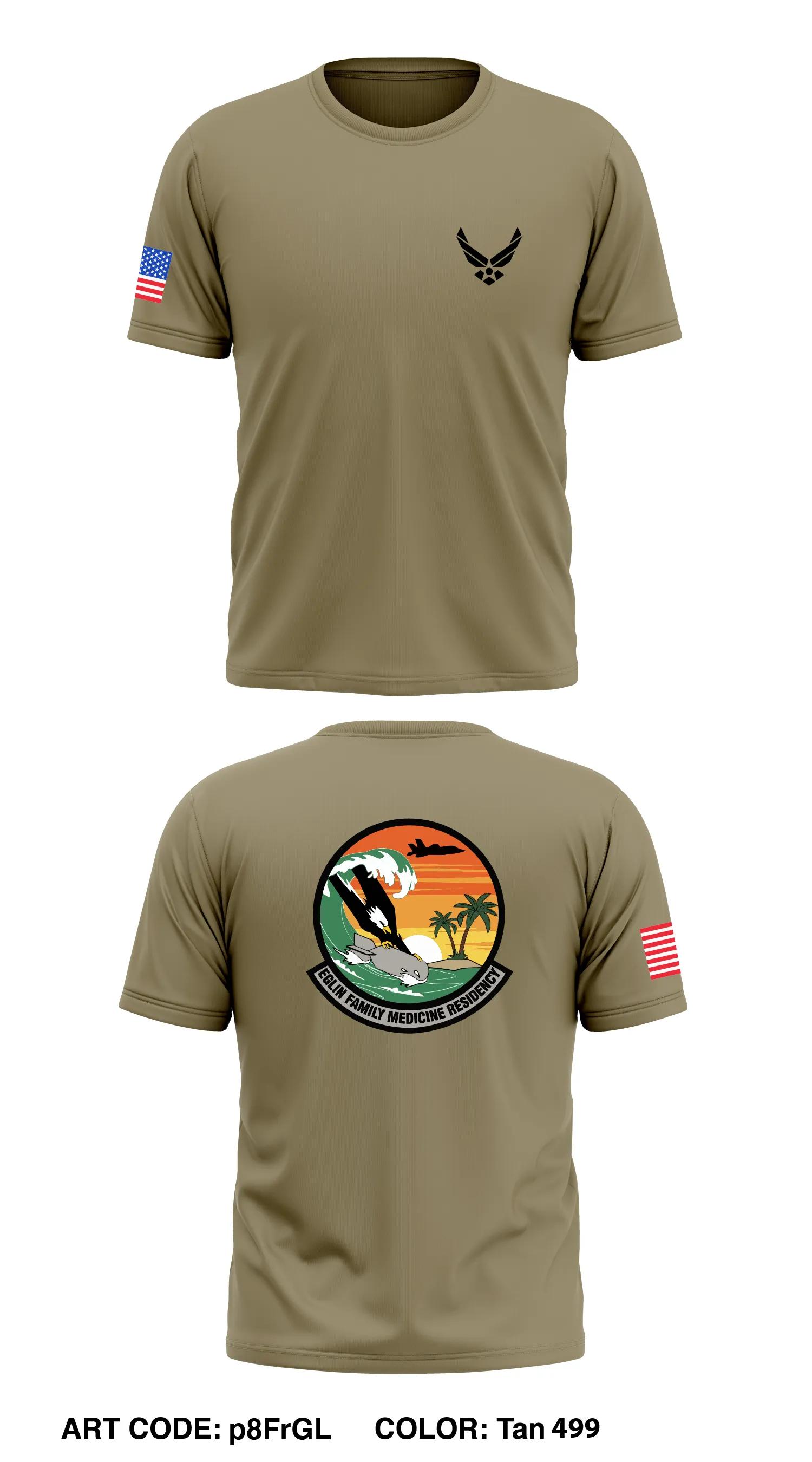 Eglin FMR Store 1 Core Men's SS Performance Tee - p8FrGL
