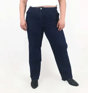 Elk dark denim straight leg pants size 34 (best fits 14-16)